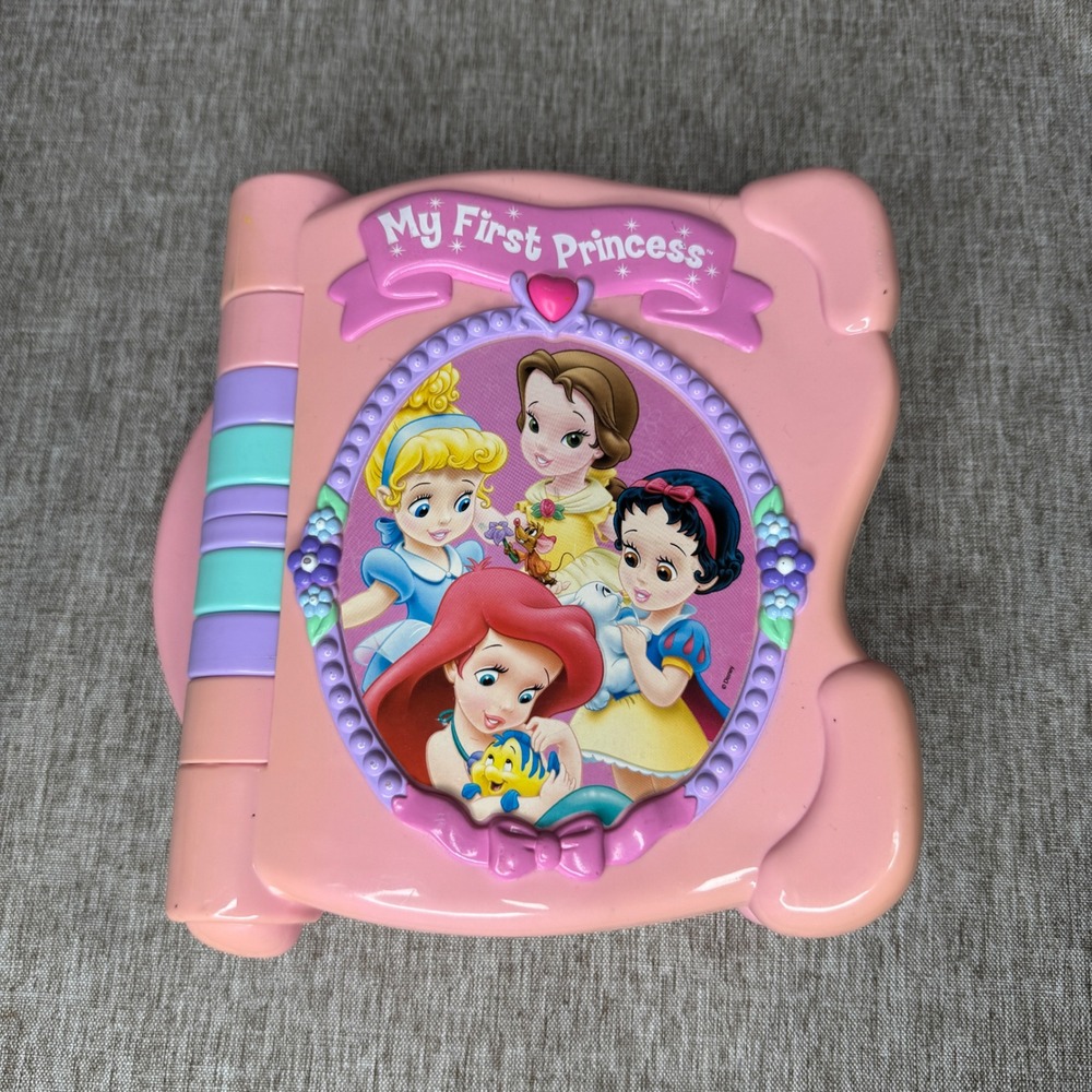 Mattel Disney My First Princess Electronic ABC Learning Book Pink 2002